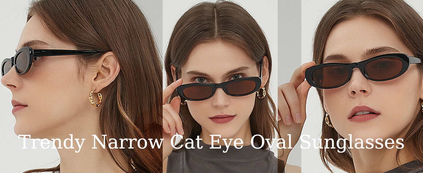 cat eye sunglasses oval sunglasses 90s sunglasses