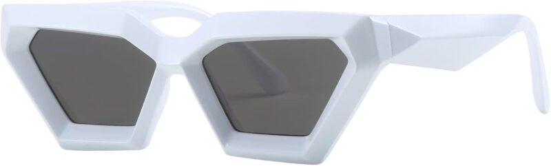 Carsbyvictor Sunglasses Cat Eye Thick Frame Cat Eye Sunglasses for Women Fashion Cut Cat-Eye Sun Glasses UV400 Protection