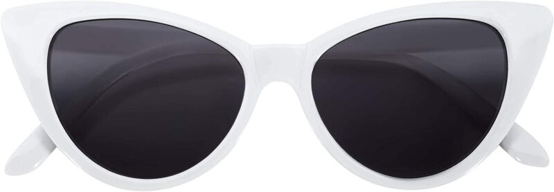 Carsbyvictor Sunglasses Cat Eye  Sunglasses for Women Classic Vintage High Pointed Winged  Design