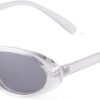 Carsbyvictor Sunglasses  Oval Sunglasses Women 90’s Vintage Sun Glasses Fashion Tinted Glasses UV400 Protection