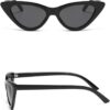 Carsbyvictor Sunglasses Cat Eye Vintage Narrow Cat Eye Sunglasses for Women Plastic Frame