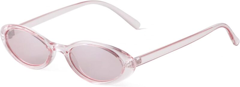 Carsbyvictor Sunglasses  Oval Sunglasses Women 90’s Vintage Sun Glasses Fashion Tinted Glasses UV400 Protection