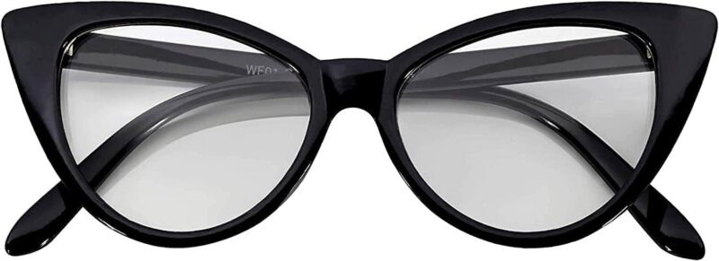 Carsbyvictor Sunglasses Cat Eye  Sunglasses for Women Classic Vintage High Pointed Winged  Design