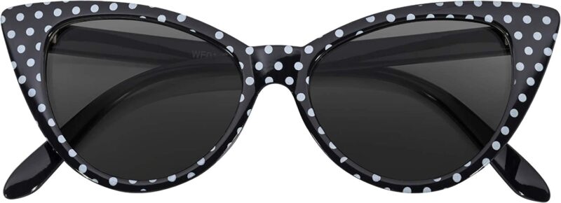 Carsbyvictor Sunglasses Cat Eye  Sunglasses for Women Classic Vintage High Pointed Winged  Design