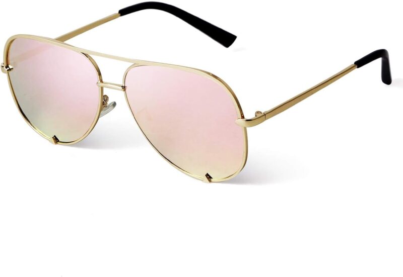 51MRPTQe4mL._AC_SL1500 Carsbyvictor Sunglasses Oversized Sunglasses for Women Men Trendy Retro Bulk Shade Black Faded Sun Glasses Classic UV Protection