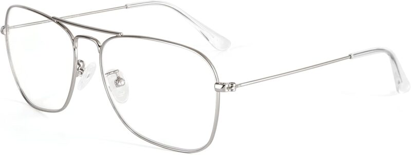 Carsbyvictor Sunglasses Square  Sunglasses for Women Men Polarized Pilot Military Square Shades Classic Vintage Metal Sun Glasses