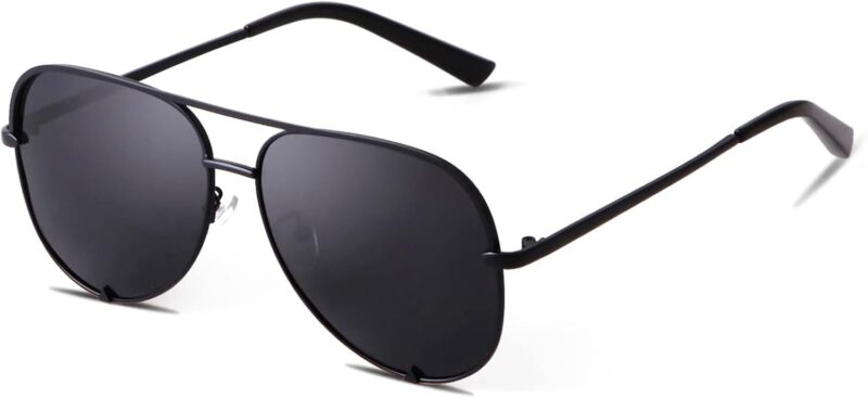 51YKujkDLNL._AC_SL1500 Carsbyvictor Sunglasses Oversized Sunglasses for Women Men Trendy Retro Bulk Shade Black Faded Sun Glasses Classic UV Protection