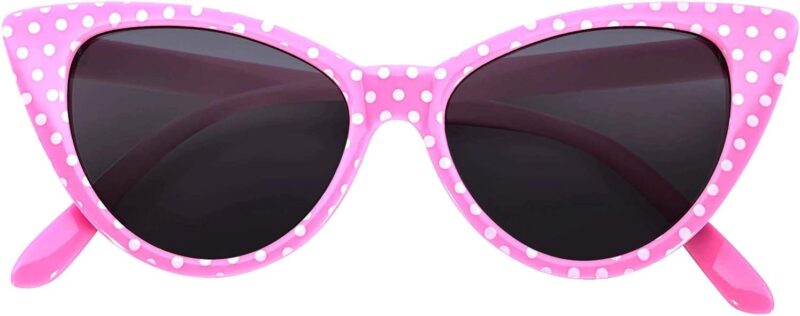 Carsbyvictor Sunglasses Cat Eye  Sunglasses for Women Classic Vintage High Pointed Winged  Design