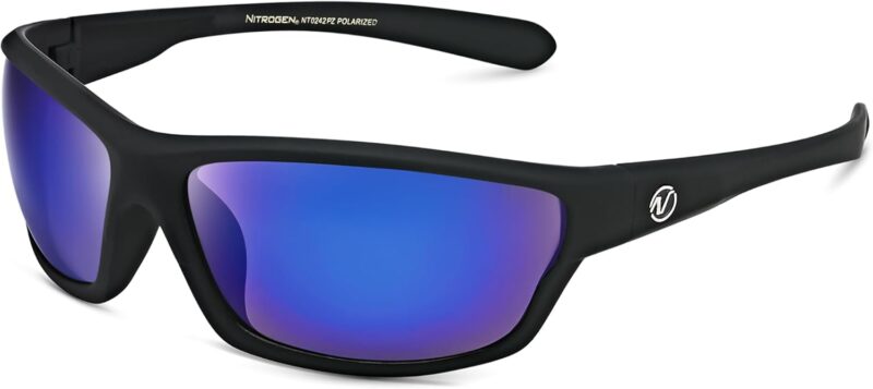 Carsbyvictor Sunglasses Wraparound Polarized Wrap Around Sport Sunglasses for Men Women UV400 Protection Sun Glasses