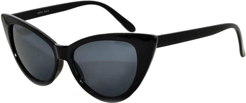 Carsbyvictor Sunglasses Cat Eye  Sunglasses for Women Classic Vintage High Pointed Winged  Design