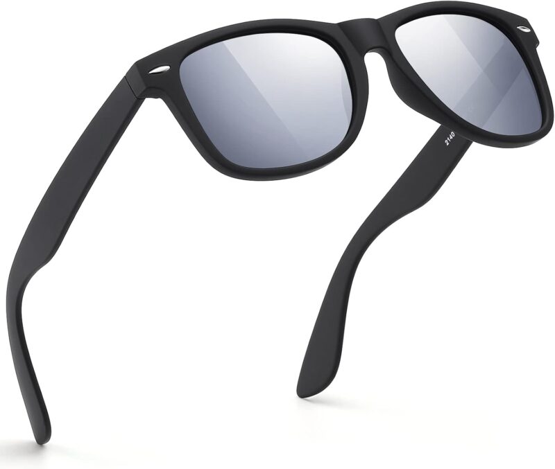 51hFRcT53dL._AC_SL1500 Carsbyvictor Sunglasses WayfarerMen Polarized Sunglasses Wayfarerfor Mens and Womens,Black Retro Sun Glasses Driving Fishing UV Protection