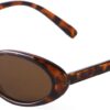 Carsbyvictor Sunglasses  Oval Sunglasses Women 90’s Vintage Sun Glasses Fashion Tinted Glasses UV400 Protection