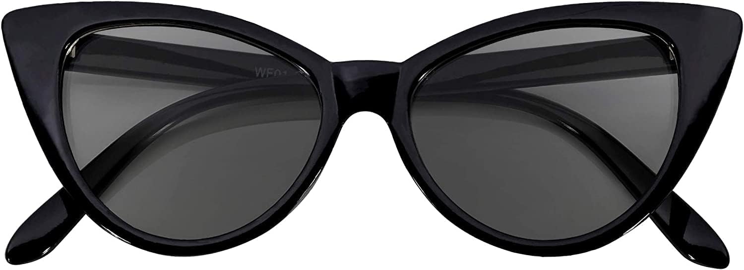 Carsbyvictor Sunglasses Cat Eye  Sunglasses for Women Classic Vintage High Pointed Winged  Design
