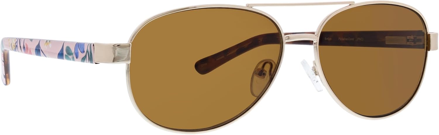 51n3adTkU-L._AC_SL1500 Carsbyvictor Sunglasses Women’s Reading Sunglasses Pilot Glasses, Coral, 57mm + 2