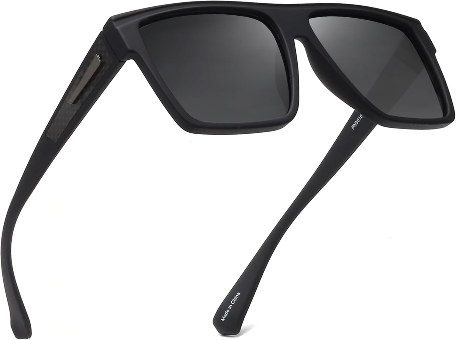 Carsbyvictor Sunglasses Square  Polarized Sunglasses Men Women Flat Top Square UV400 Glasses for Driving Fishing Hiking Golfing