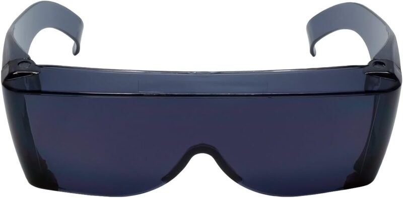 Carsbyvictor Sunglasses Wraparound  Fit Over Safety Glasses Fitover Prescription Eyewear Smoke Grey Men Women Wraparound Tinted Anti Scratch Glare