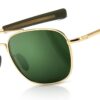 51u9BEzQ5gL._AC_SL1500 Carsbyvictor Sunglasses Men’s Military Style Polarized Pilot Sunglasses Bayonet Temples