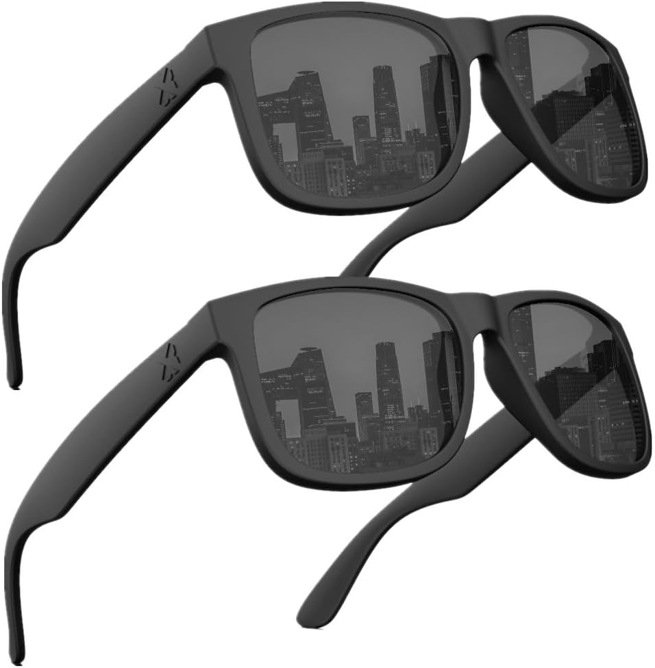 Carsbyvictor Sunglasses Polarized Sunglasses Wayfarerfor Men and Women,UV Protection Rectangular Sun Glasses 8806
