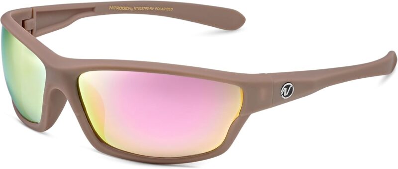 Carsbyvictor Sunglasses Wraparound Polarized Wrap Around Sport Sunglasses for Men Women UV400 Protection Sun Glasses