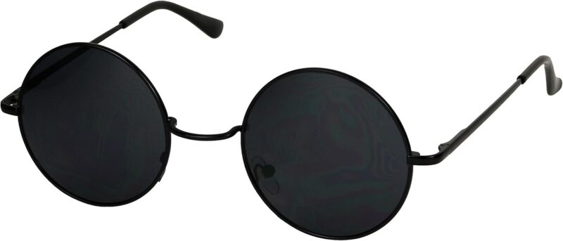 Carsbyvictor Sunglasses Round Retro Round Style 70s Sunglasses Colorful Tint Groovy Hippie Mens Womens Shades