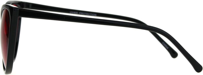 Carsbyvictor Sunglasses Cat Eye Womens Oversized Cat Eye Goth Pop Color Lens Plastic Sunglasses