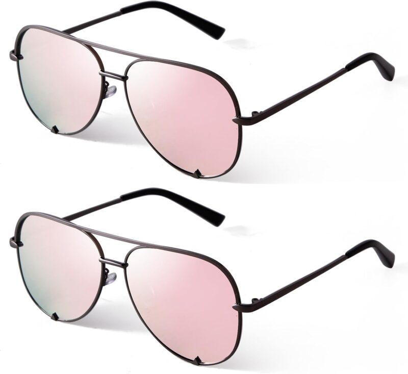 614zNEAhqBL._AC_SL1500 Carsbyvictor Sunglasses Oversized Sunglasses for Women Men Trendy Retro Bulk Shade Black Faded Sun Glasses Classic UV Protection