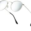 Carsbyvictor Sunglasses Round Polarized Sunglasses for Women Men Classic Retro Sun Glasses Circle Metal Frame Shades UV Protection