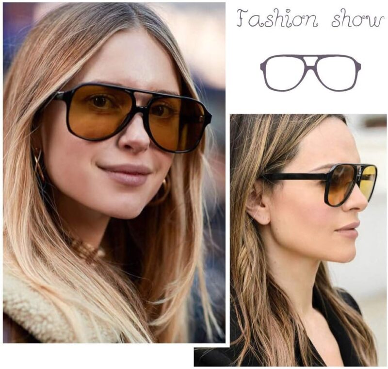 61ROlknqhBL._AC_SL1000 Carsbyvictor Sunglasses Polarized Sunglasses for Women Men Classic Large Frame Vintage 70s Sunglasses