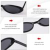 Carsbyvictor Sunglasses  Oval Sunglasses Women 90’s Vintage Sun Glasses Fashion Tinted Glasses UV400 Protection