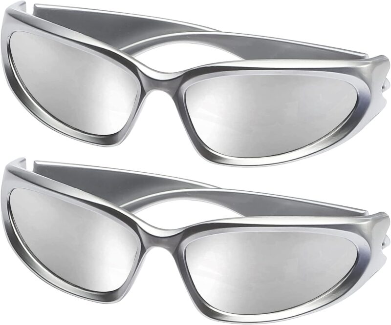 61y3egZKm8L._AC_SL1500 Carsbyvictor Sunglasses Wraparound Wrap Around Sports Sunglasses for Men Women Fashion Oval Thick Frame Sun Glasses Stylish Sport Wrap Shades