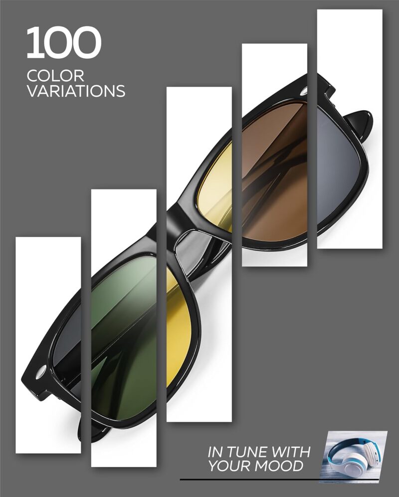 Carsbyvictor Sunglasses Polarized Sunglasses Wayfarerfor Men and Women – UV Protection Classic Sun Glasses