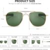 716Z8q-nqQL._AC_SL1500 Carsbyvictor Sunglasses Men’s Military Style Polarized Pilot Sunglasses Bayonet Temples