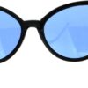 Carsbyvictor Sunglasses Cat Eye Womens Oversized Cat Eye Goth Pop Color Lens Plastic Sunglasses