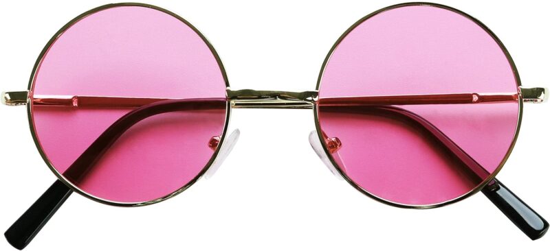 Carsbyvictor Sunglasses Round Retro Round Style 70s Sunglasses Colorful Tint Groovy Hippie Mens Womens Shades