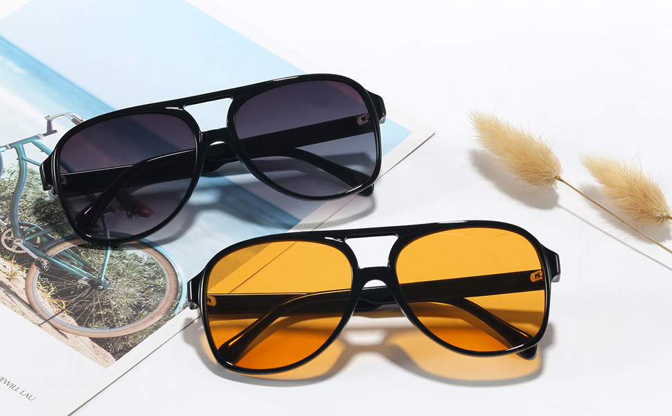 retro aviator sunglasses