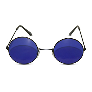 blue round john lennon sunglasses